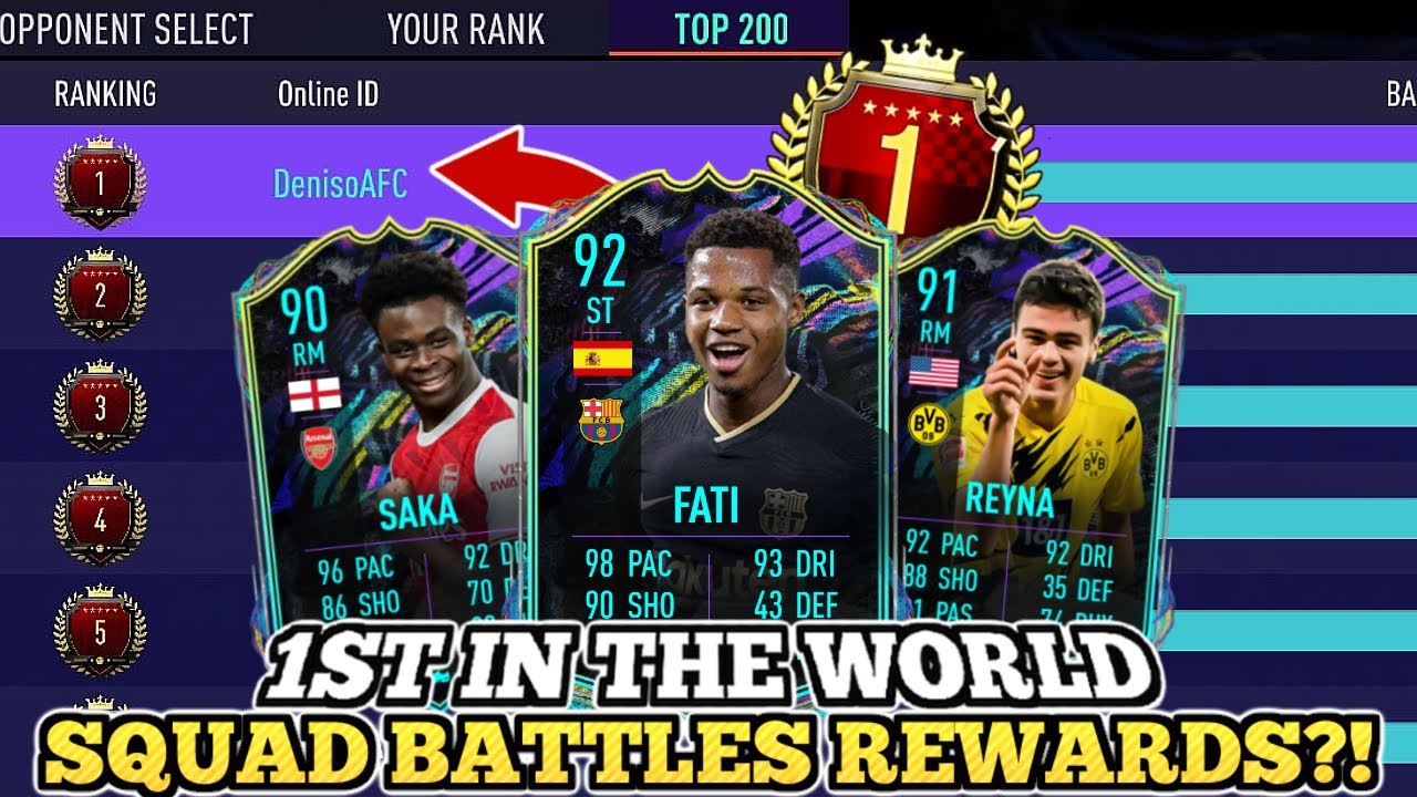 OMG!! TOP 200 SQUAD BATTLES REWARDS!! | FIFA 21 ULTIMATE TEAM
