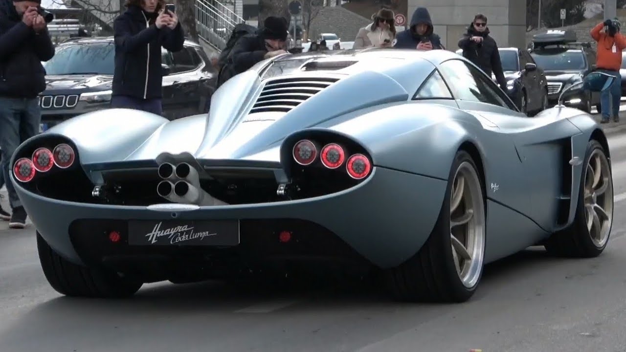 1 of 5 $7.4 million Pagani Huayra Codalunga at The Ice Event in St. Moritz