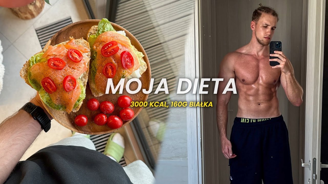 Mój cały dzień jedzenia na masie (3000kcal, 160g białka)