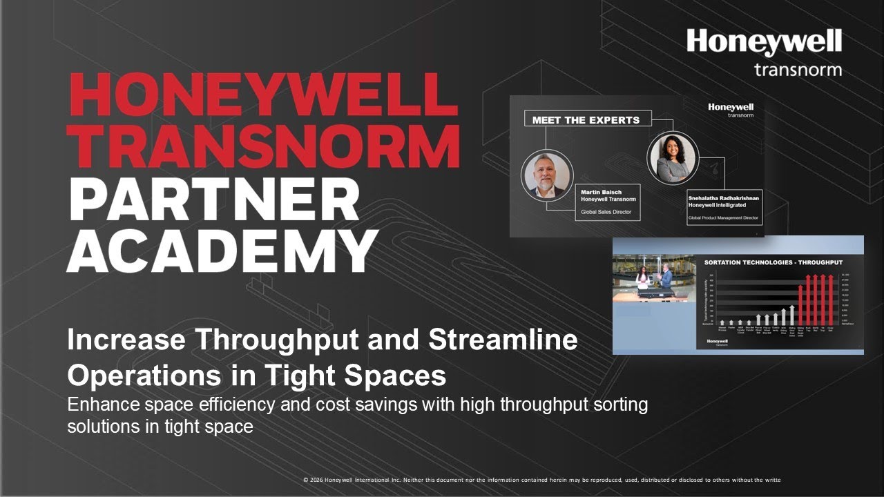 Honeywell Transnorm Partner Academy High Throughput in Tight Spaces Replay