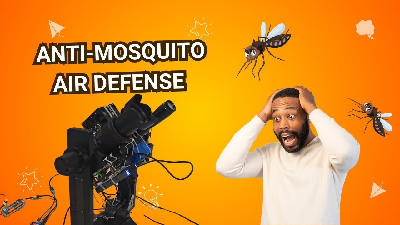 An anti-mosquito air defense system built by an Chinese engineer