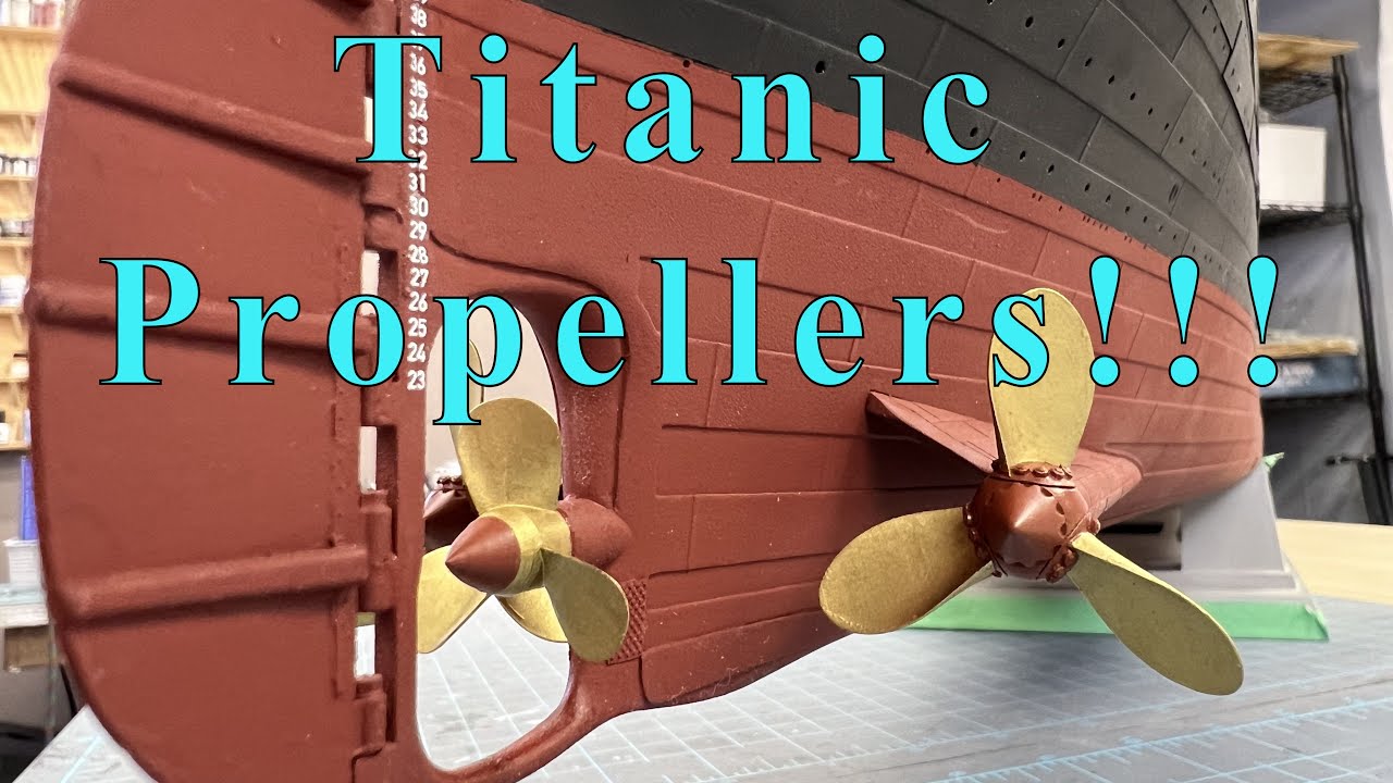 Видео сборки 1:200 RMS Titanic 40