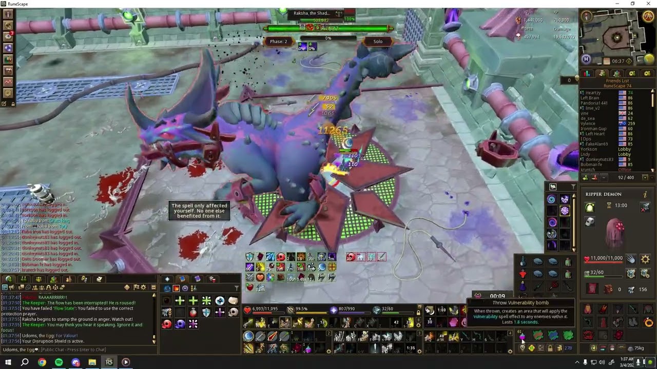 1:04.2 - Raksha Melee Only