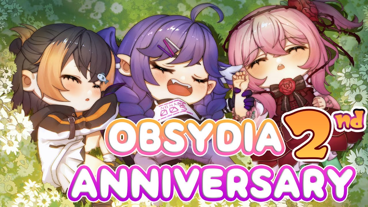 【OBSYDIA 2-YEAR ANNIVERSARY】CELEBRATE WITH 💜❤️🧡 #OBSIDIYEAH 🥳