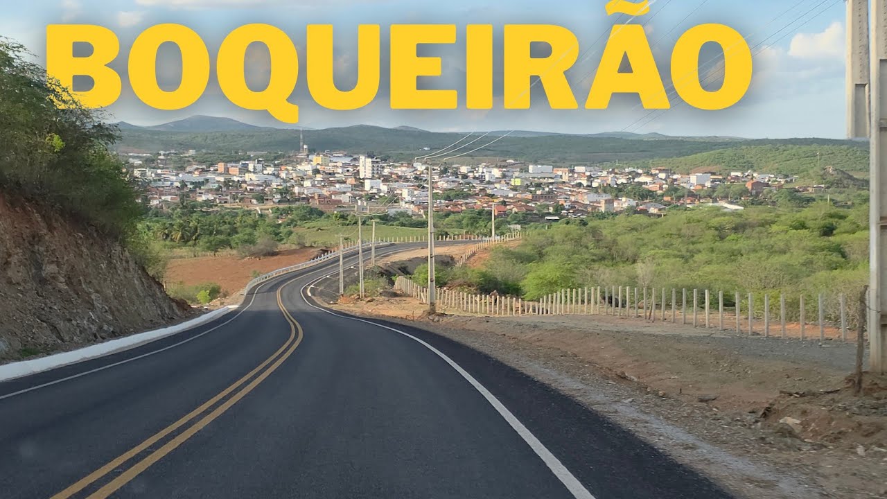Nova pista que liga Boqueirão ao distrito de Floresta.
