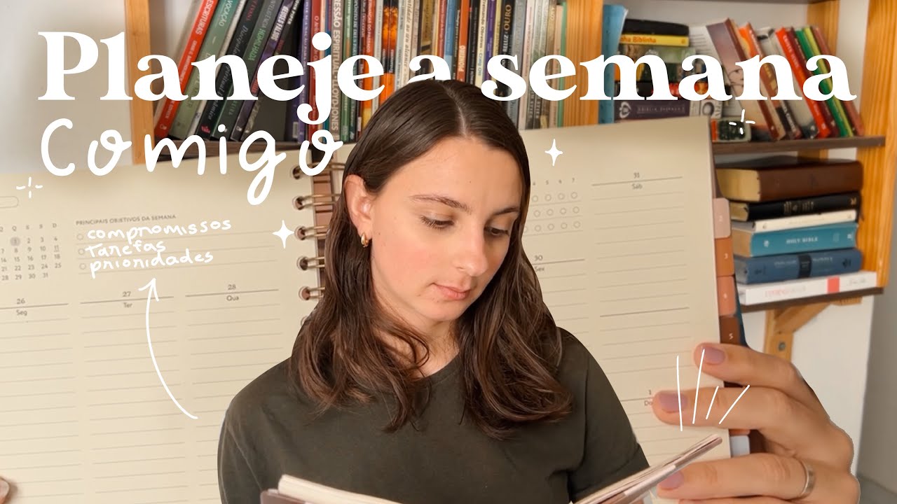 Planejamento semanal simples e realista para organizar a rotina