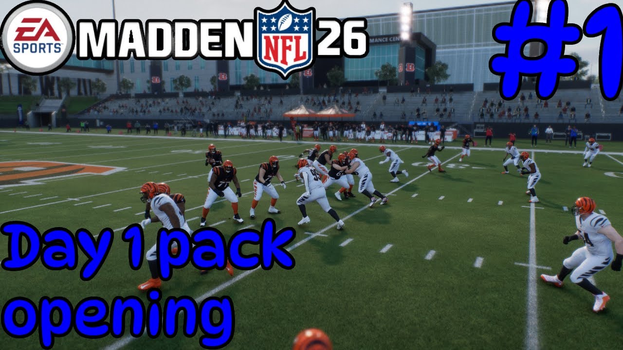 Opening 50 packs in MUT Day 1! (Madden 26 MUT)