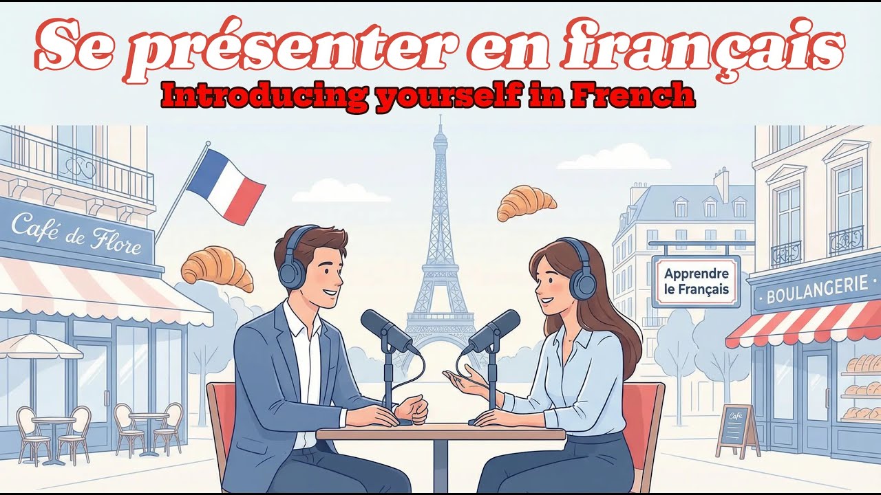 Easy Conversations A1-A2 for Beginners | Talking About introducing yourself | Slow French Podcast