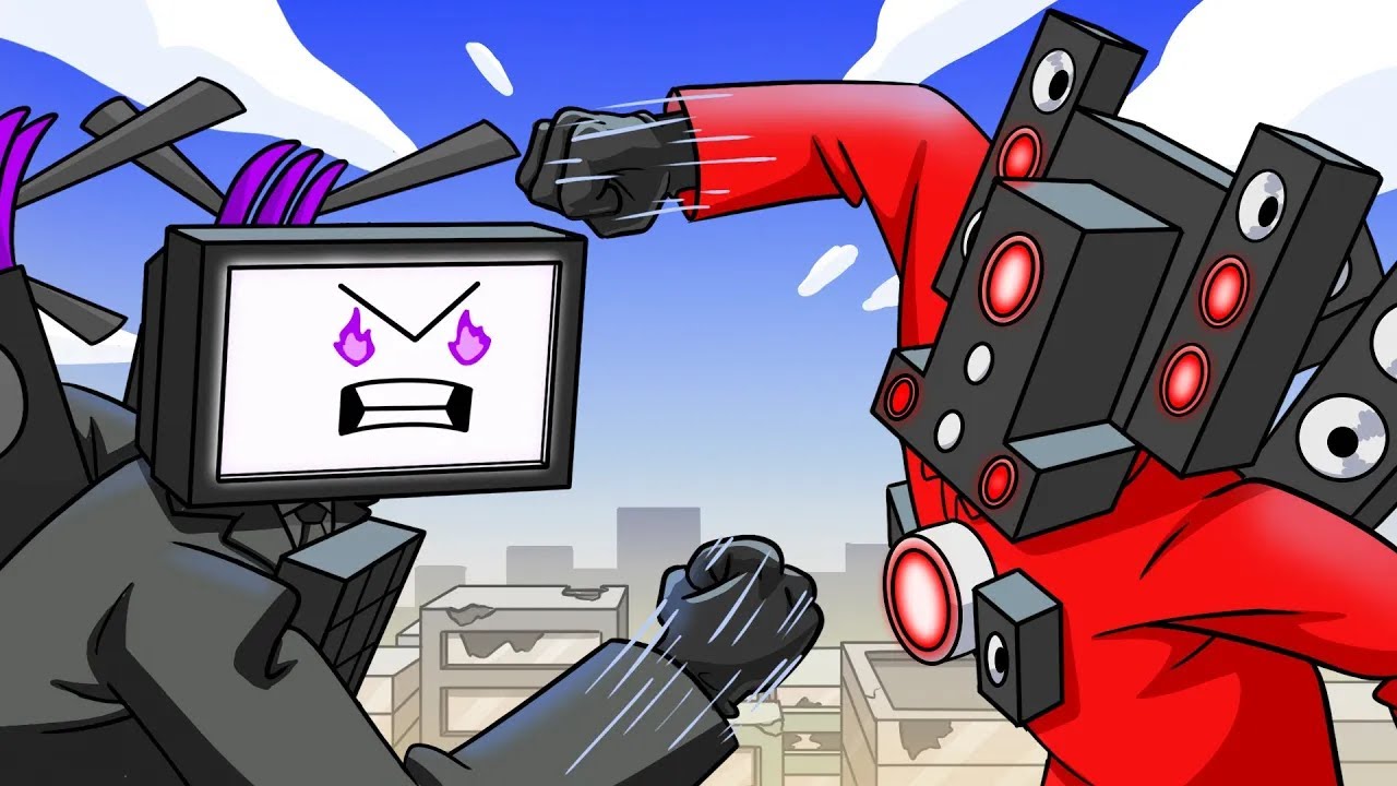 ¡TITAN TV MAN vs. TITAN SPEAKERMAN! (Animación)