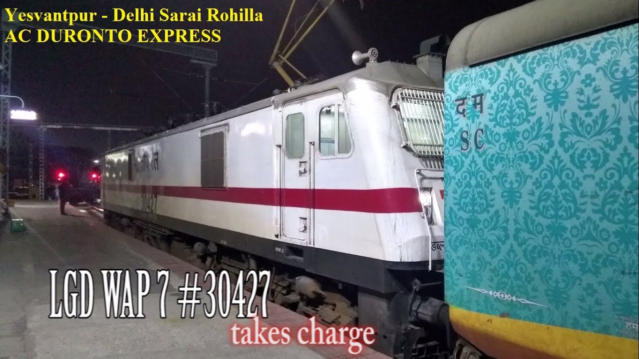 [HD]: FULL JOURNEY | 12213 Yesvantpur - Delhi Sarai Rohilla AC Duronto Express ~ INDIAN RAILWAYS~