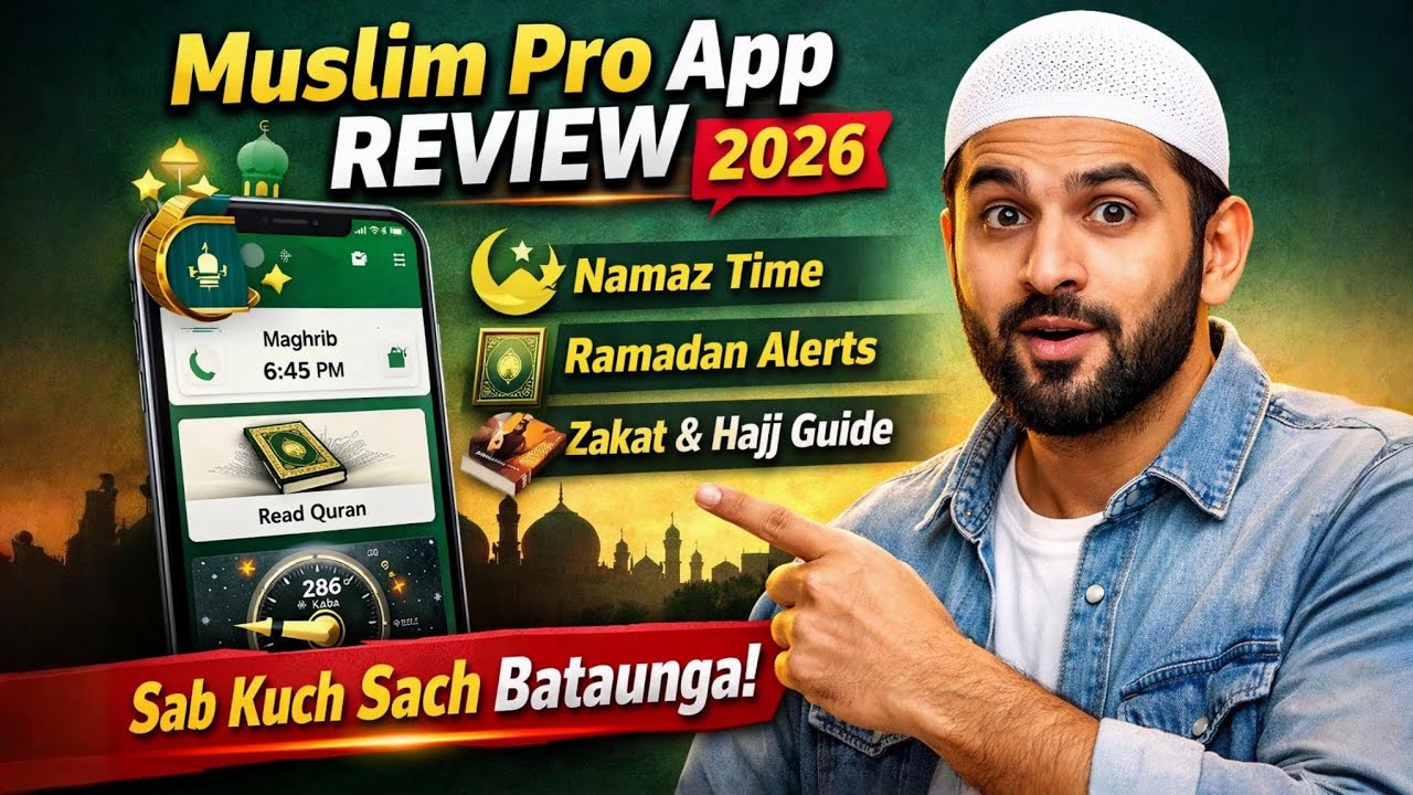 Muslim Pro App Review 2026 | Kya Yeh Best Islamic App Hai? Full Honest Review 🔥