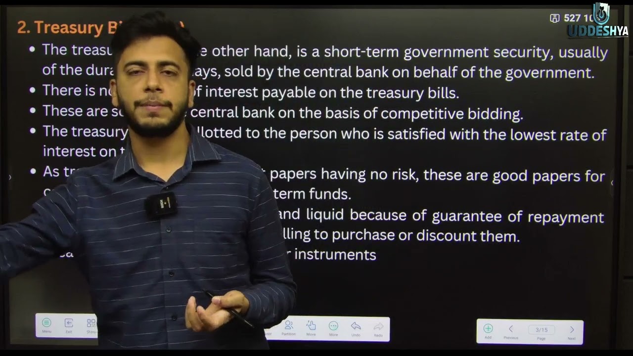 MONEY MARKET INSTRUMENTS | FINANCIAL MARKETS AND INSTITUTIONS | NEP B.COM | SANGHARSH BATCH