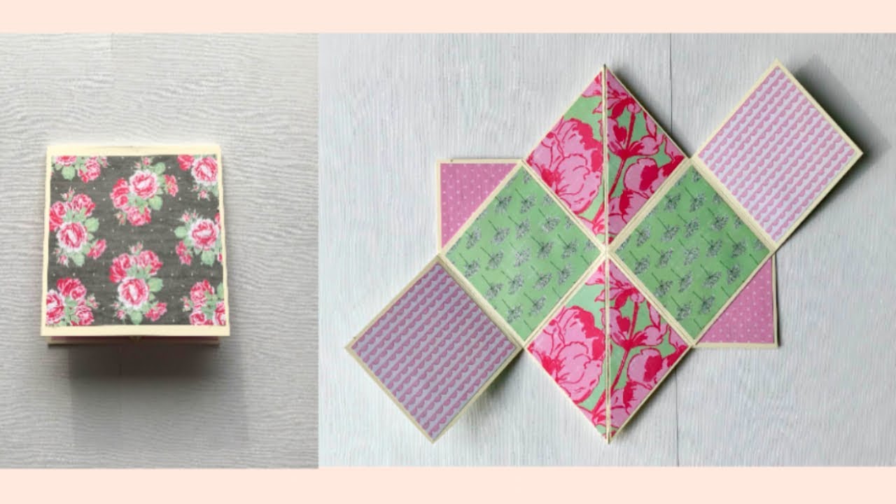 Twist and folded  popup card tutorial / Mini album