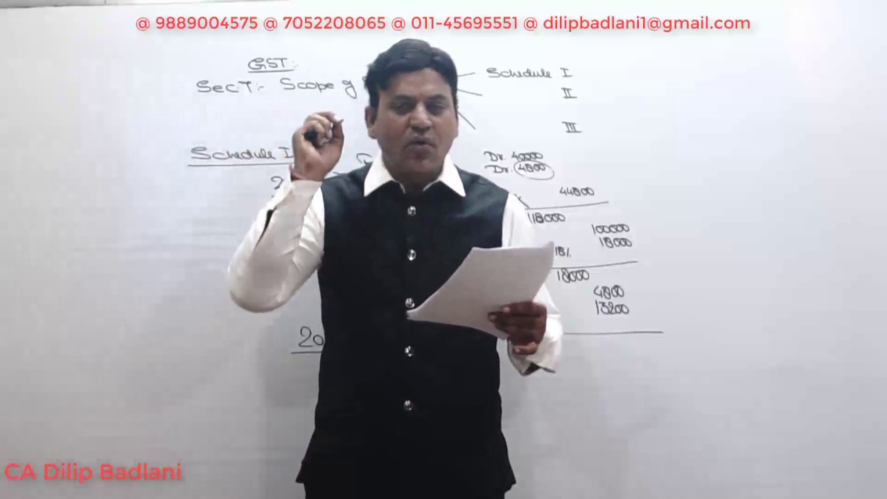 GST : Student Edition : Schedule 1