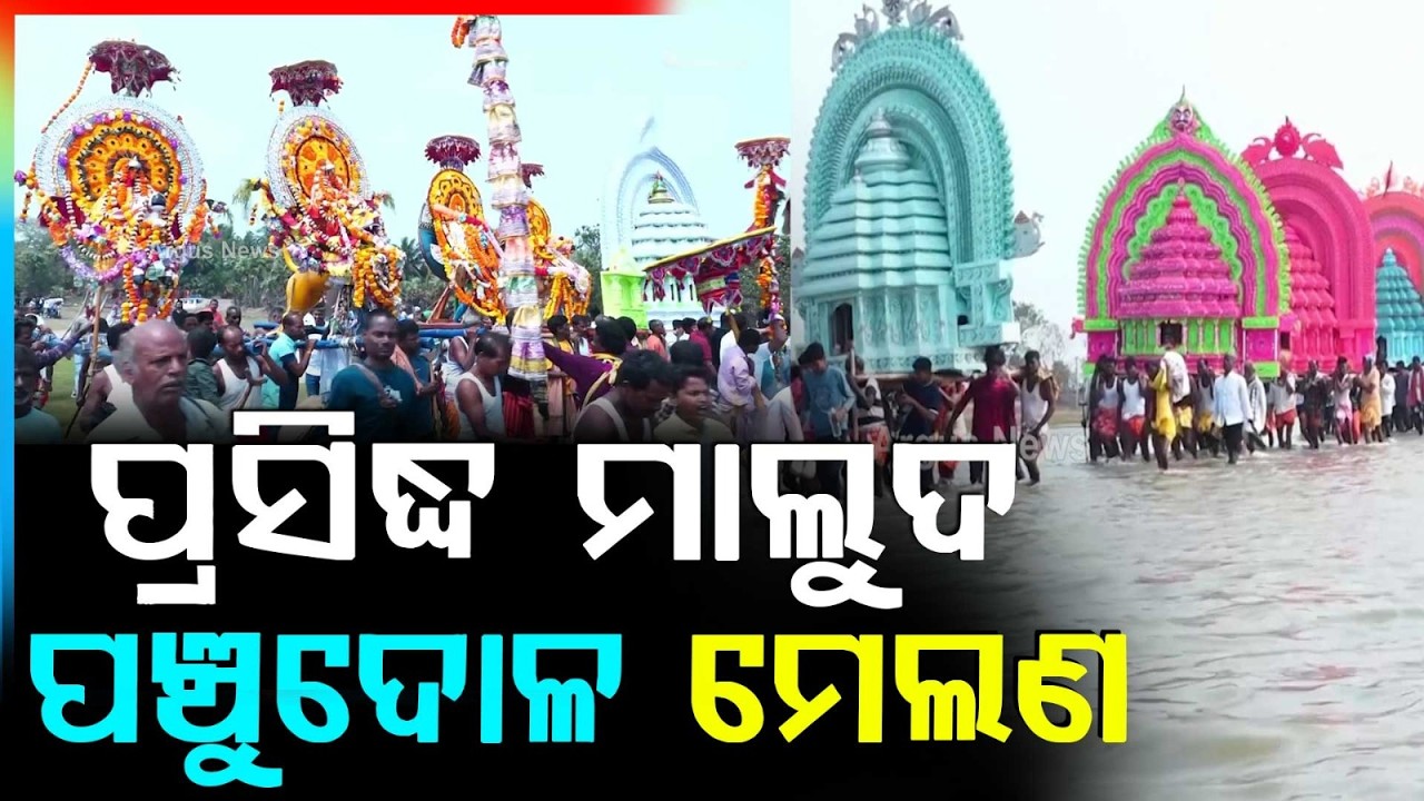 ପ୍ରସିଦ୍ଧ ମାଲୁଦ ପଞ୍ଚୁଦୋଳ ମେଲଣ | Panchu Dola Melan in Brahmagiri, Odisha