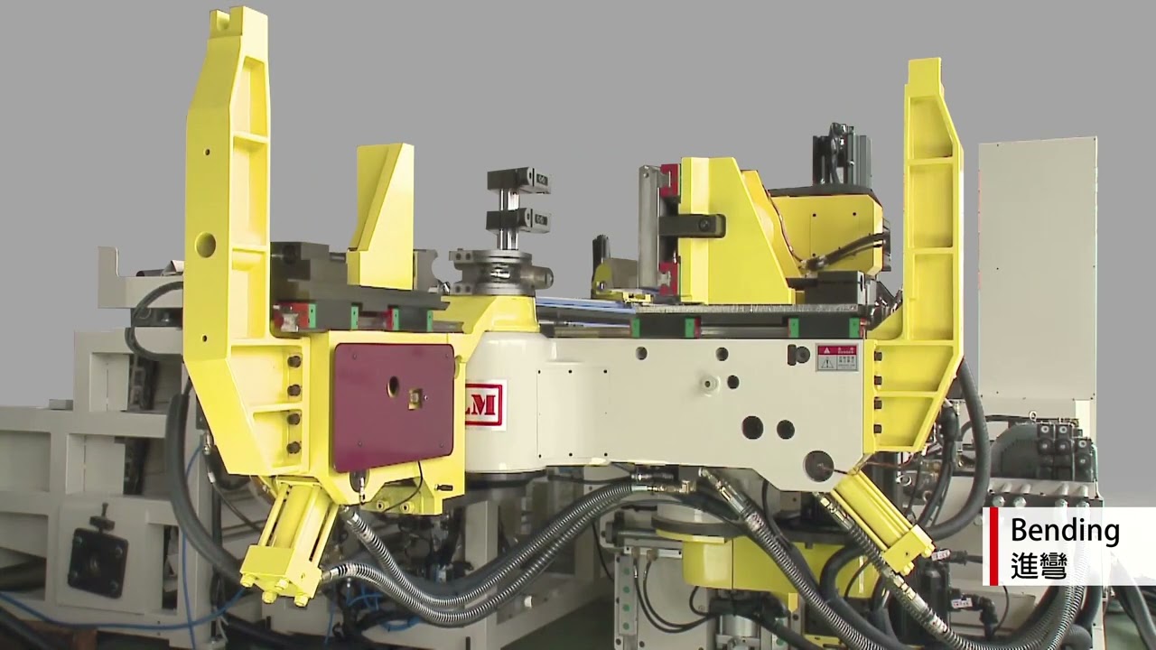 YLM tube bender   CNC66MSRSM+FD066 pipe bending machine 油電彎管機