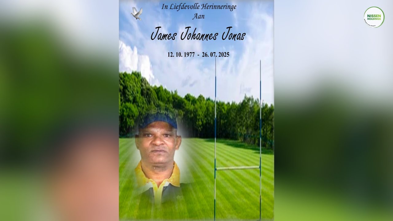 Funeral Service of late James Johannes Jonas
