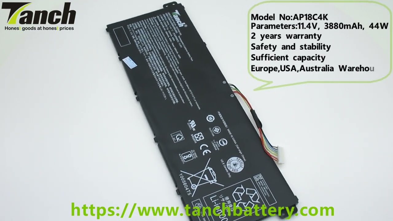 Brand New Tanch AP18C4K Laptop Batteries for ACER Aspire 5 A515-44-R8HD Series