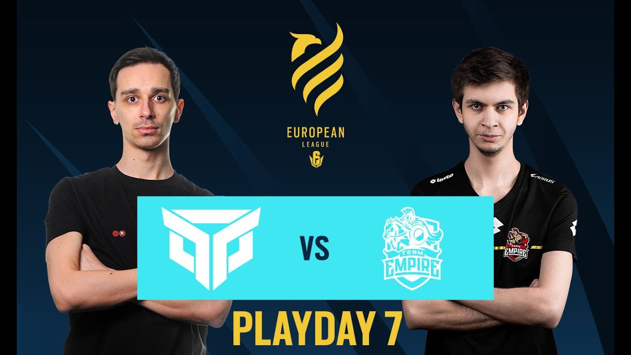 TRAINHARD vs TEAM EMPIRE // Rainbow Six European league 2021 - Stage 1 - Playday #7