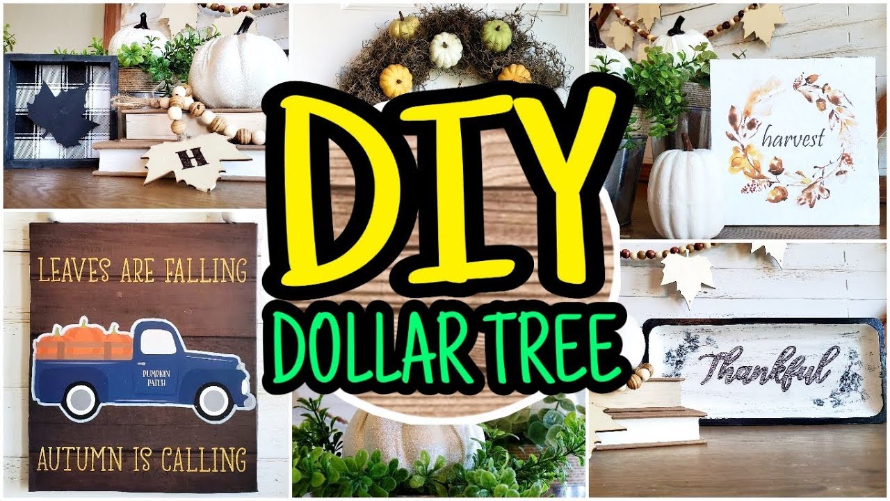 Dollar Tree DIY Fall Decor 🍁