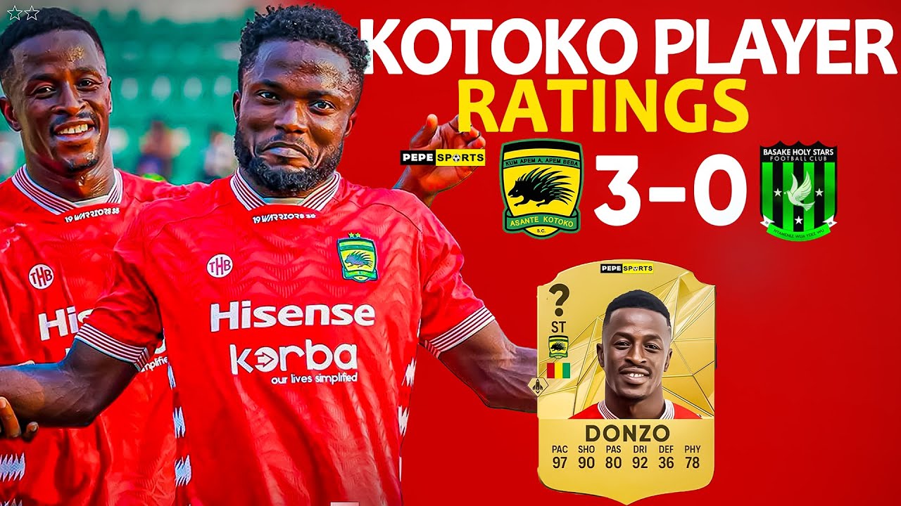 ASANTE KOTOKO🇦🇹 PLAYER RATINGS 🔥 FANTASTIC GYAU💯 FANTASTIC ALBERT AMOAH, SUPER K. OPOKU