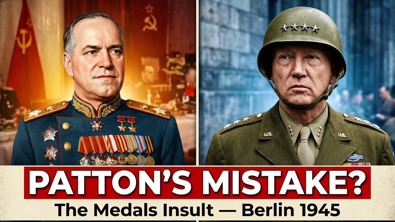 What Patton Said When He Saw the Soviet General Covered in Medals