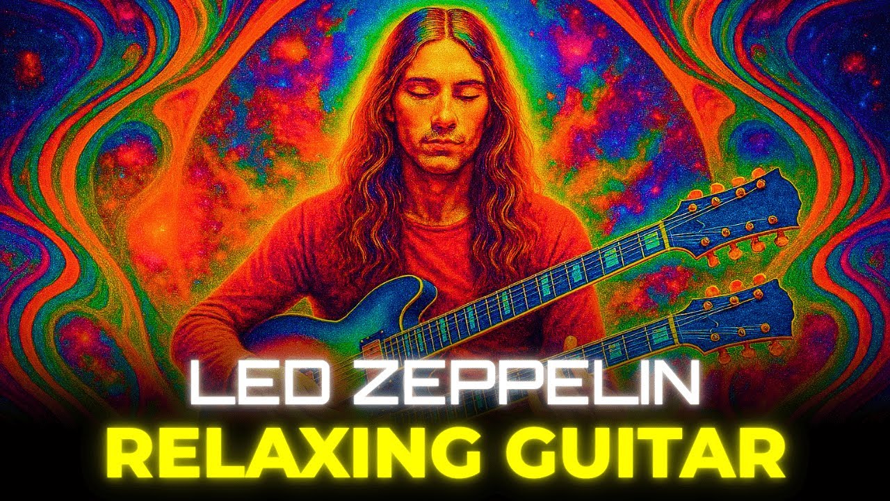 LED ZEPPELIN STYLE RELAXING GUITAR 🌙 Warm Soundscape for Emotional Relief