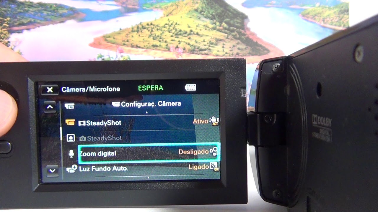 Filmadora sony hdr-cx290