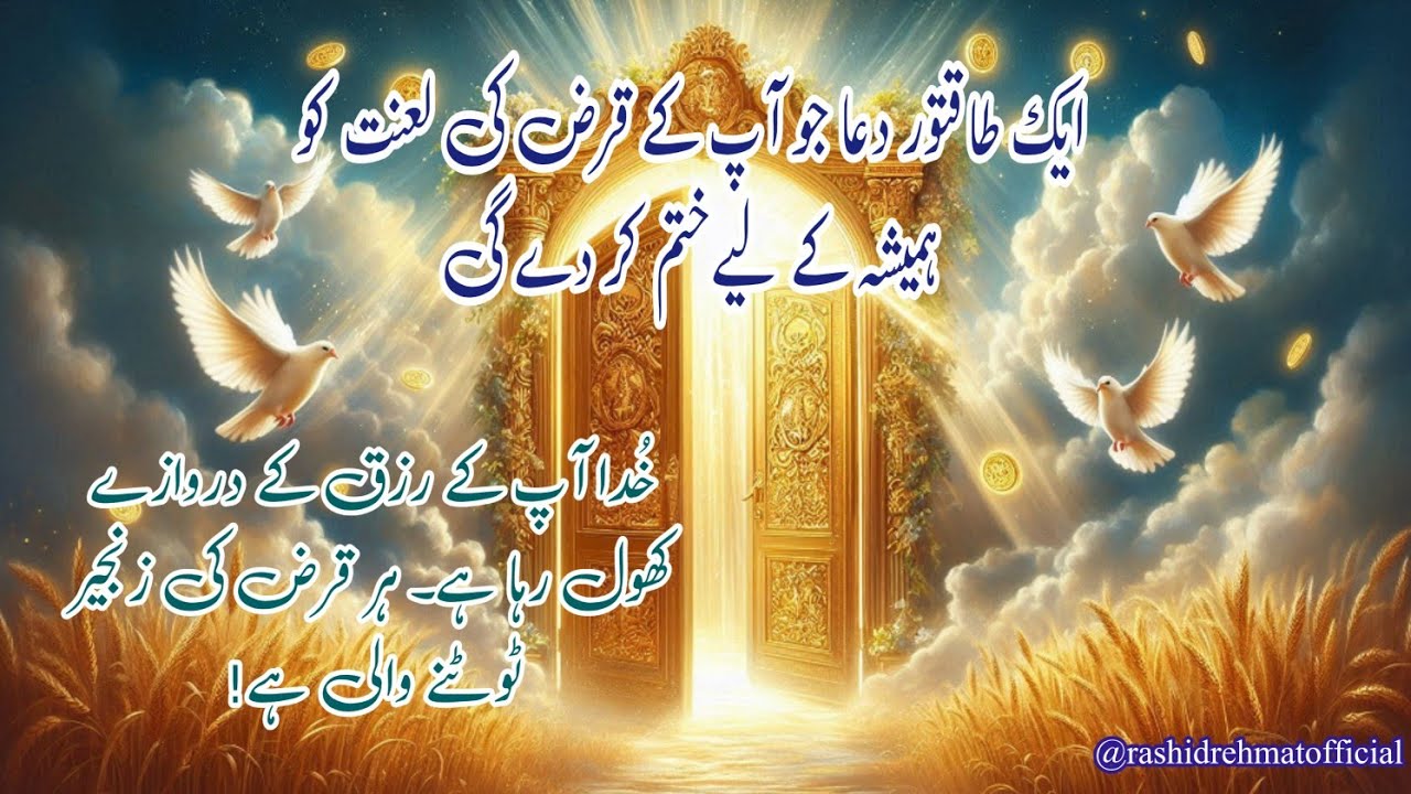 🕊️ Powerful Prayer to Cancel Every Debt and Open Financial Doors طاقتور دعا جو ہر قرض کو منسوخ کر دے