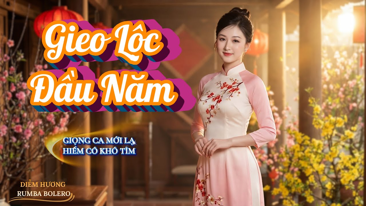 Gieo Lộc Đầu Năm - Nhạc Tết Ý Nghĩa Đón Xuân Phát Tài | Rumba Bolero Sax | Diễm Hương