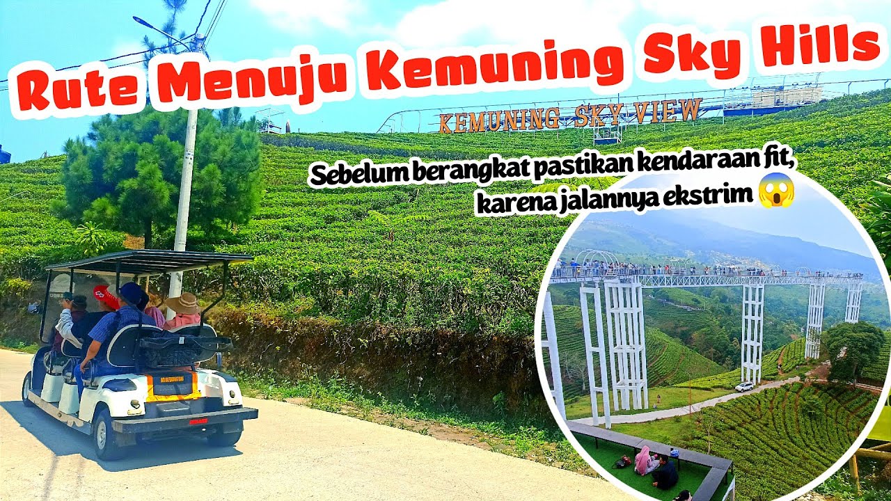 KONDISI JALUR PERJALANAN MENUJU KE WISATA KEMUNING SKY HILLS KARANGANYAR TERBARU