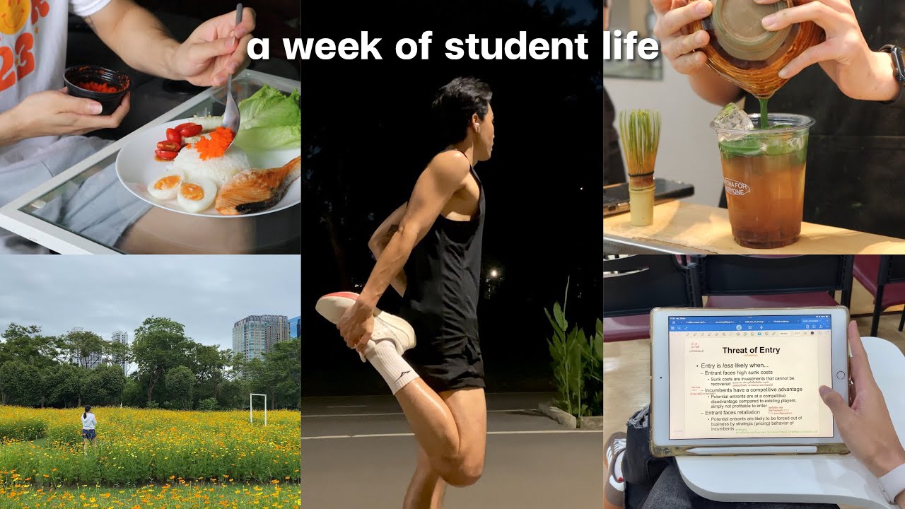 a week of student life🌼| ชีวิตนักศึกษามธ., กิน เรียน ออกกำลังกาย, คาเฟ่มัทฉะ MTCH🍵