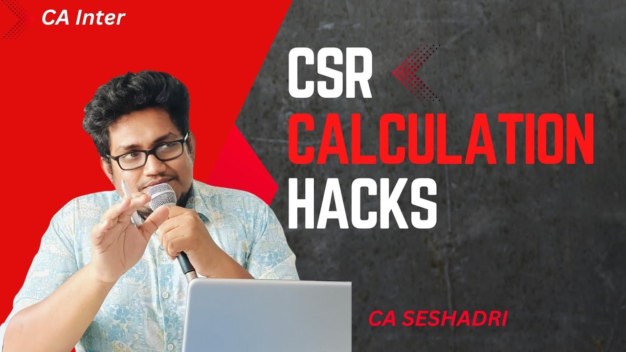 CSR Calculation Hacks | CA INTER LAW | TAMIL