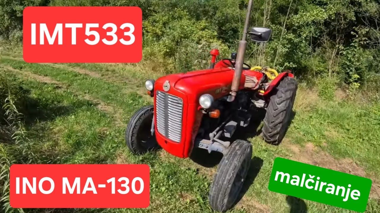 IMT533 malčiranje + obilazak obližnjeg izvora vode