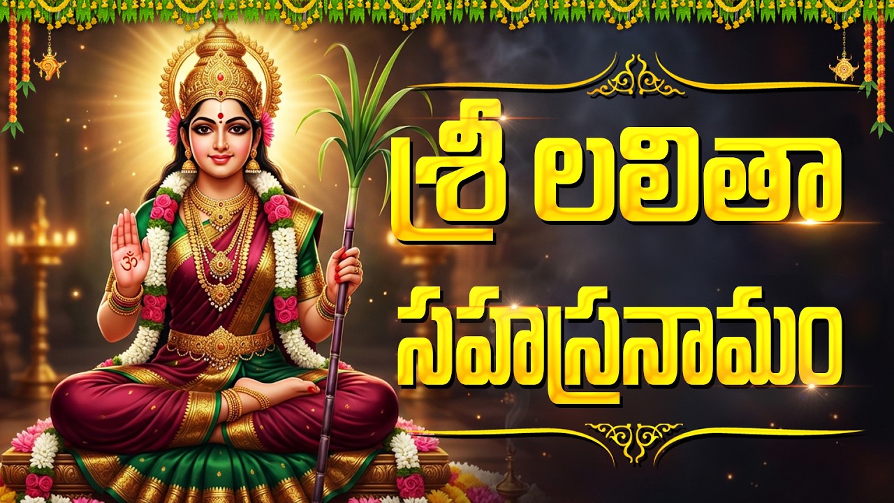శ్రీ లలితా సహస్రనామ స్తోత్రం | Sri Lalitha Sahasranama Stotram Telugu | Devotional Songs Telugu