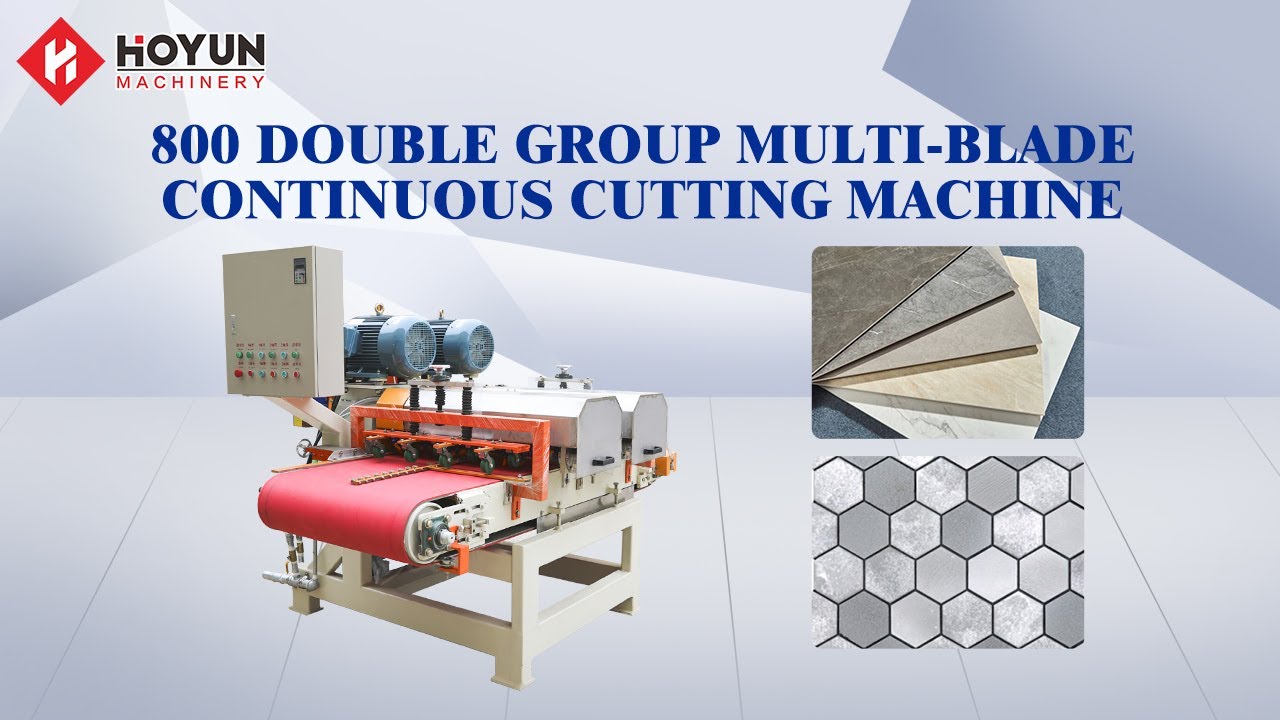 800 Double group CNC multi-blade Mosaic and Tile cutting machine
