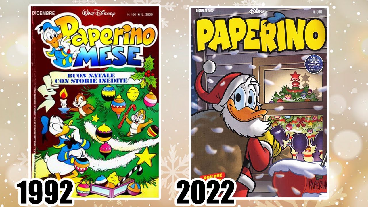 Paperino 150 (1992) e Paperino 510 (2022, delusione)