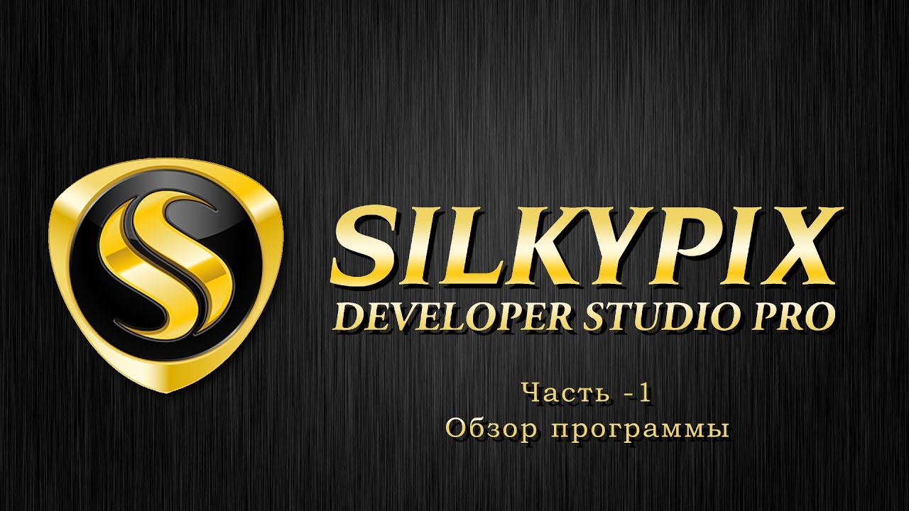Silkypix developer  ЧАСТЬ - 1  studio  обзор программы