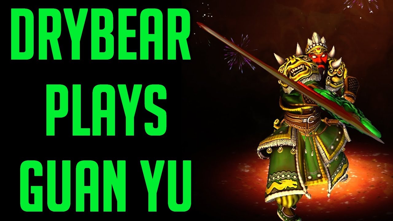SMITE Drybear plays Guan Yu - Live Gameplay Commentary