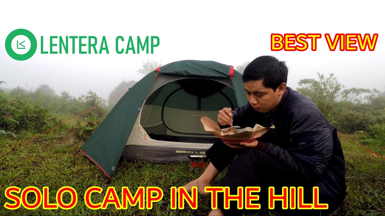Solo Camping di Bukit sepi | Video ASMR