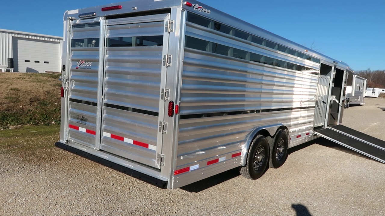 2018 Exiss 828 Show Stock trailer
