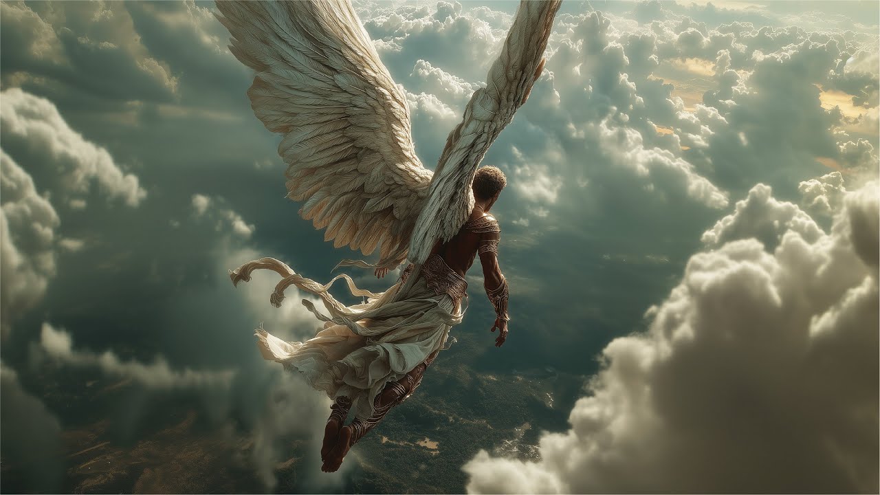 Flying Archangels 🪽🤍 | A Calm Angelic Flight