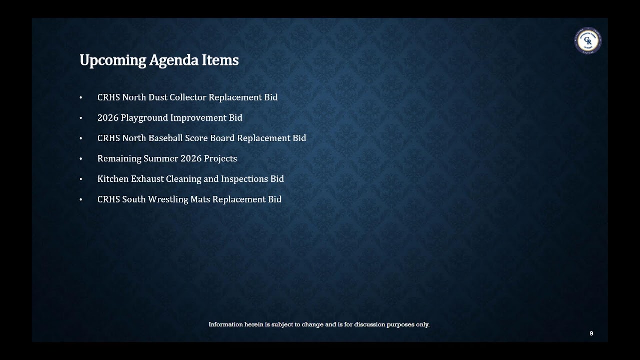 Facilities Committee: March 5, 2026