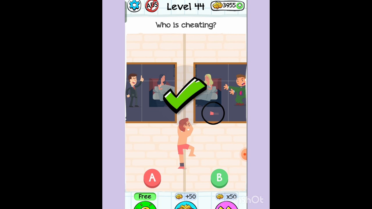 Braindom :Brain Games Test- Level 44 Who is lying #puzzle #gameplay