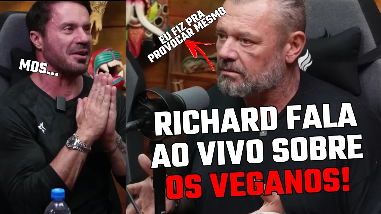 RICHARD FALA COMO FOI COM OS 20 VEGANOS!