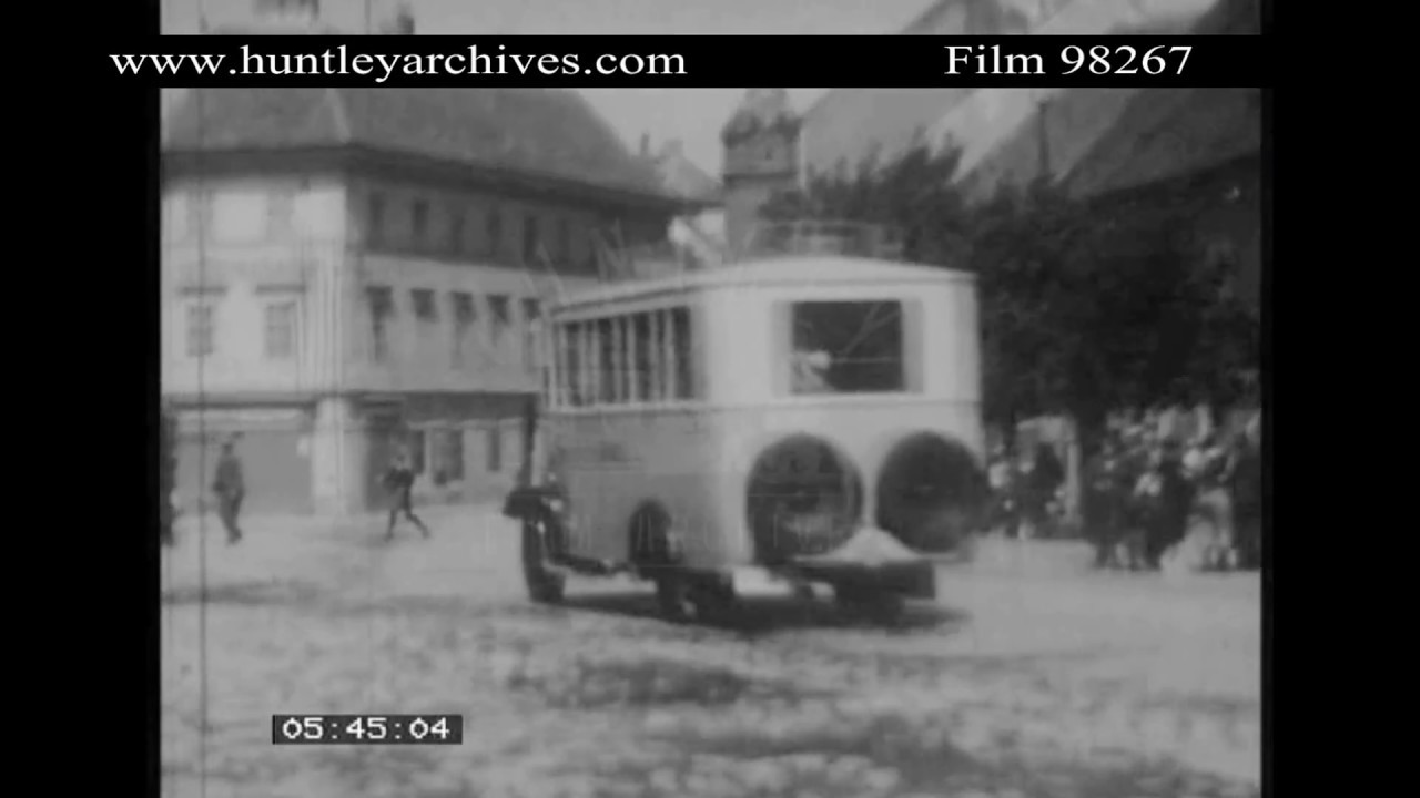 Sopron, Hungary in 1933.  Archive film 98267