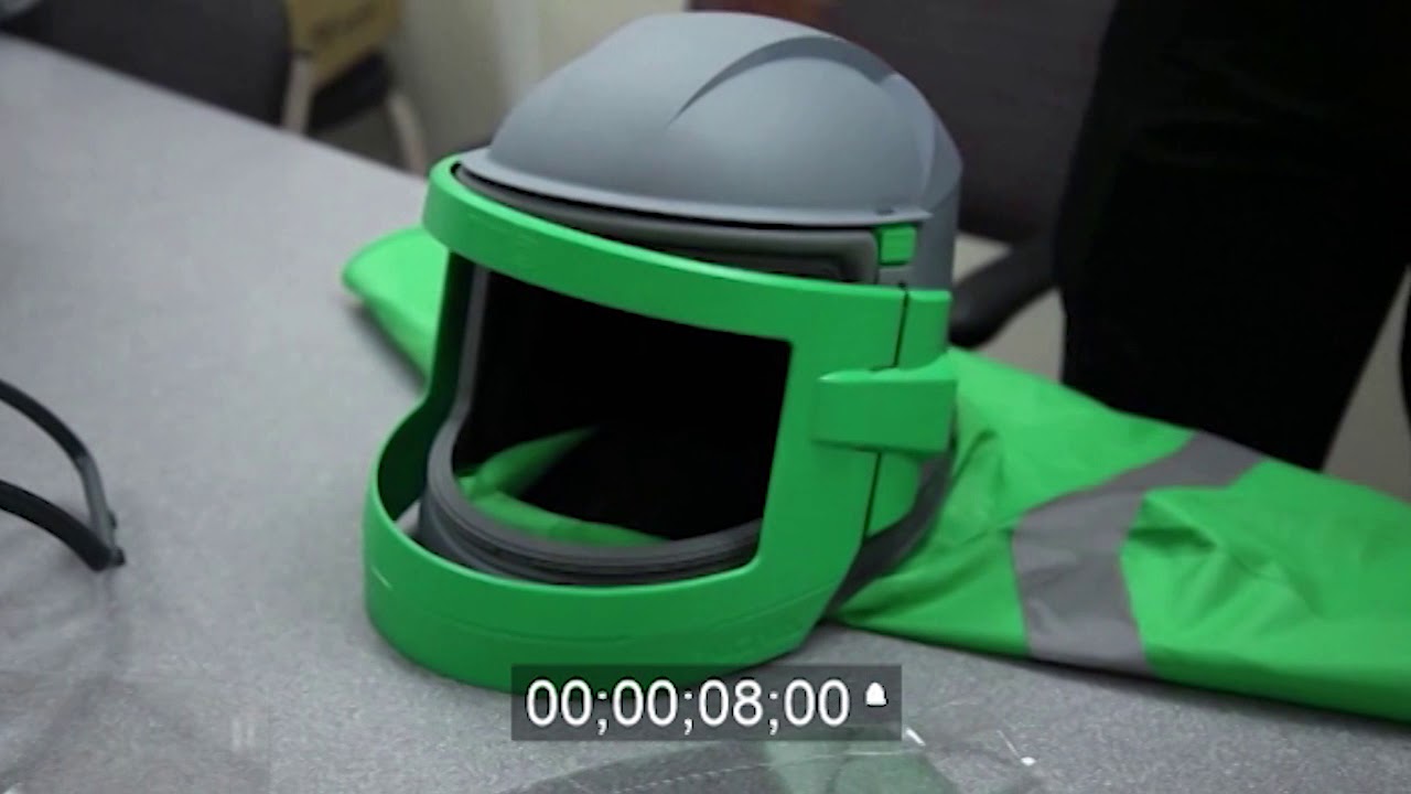 Changing lenses in the RPB Nova3 helmet