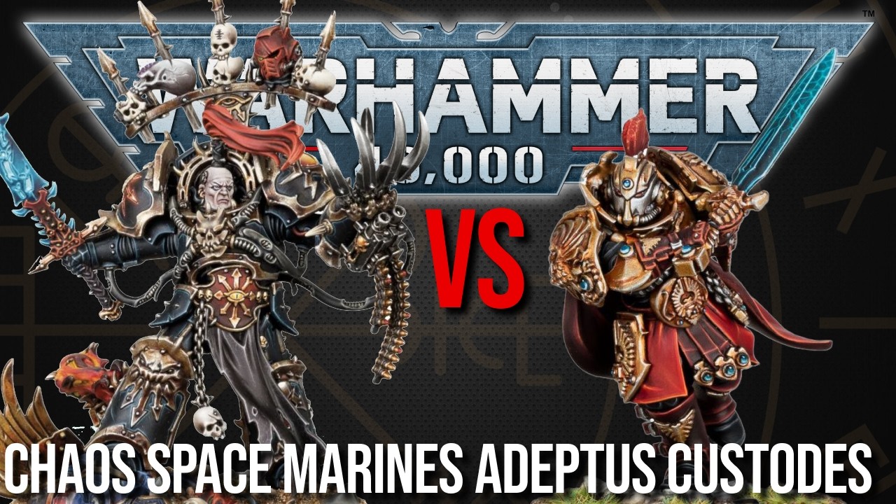 Chaos Space Marines Vs Custodes - Warhammer 40k 10th Edition