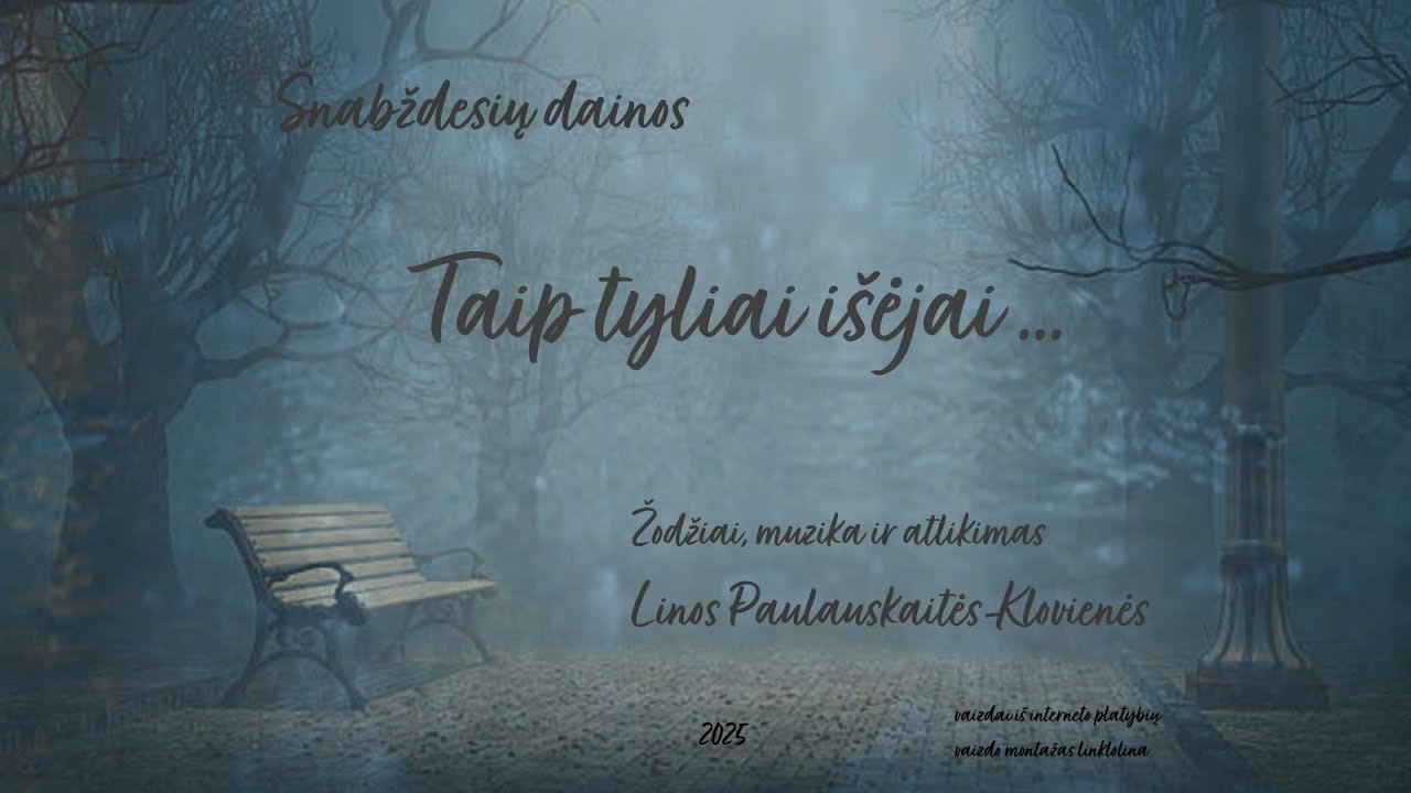 Taip tyliai išėjai...