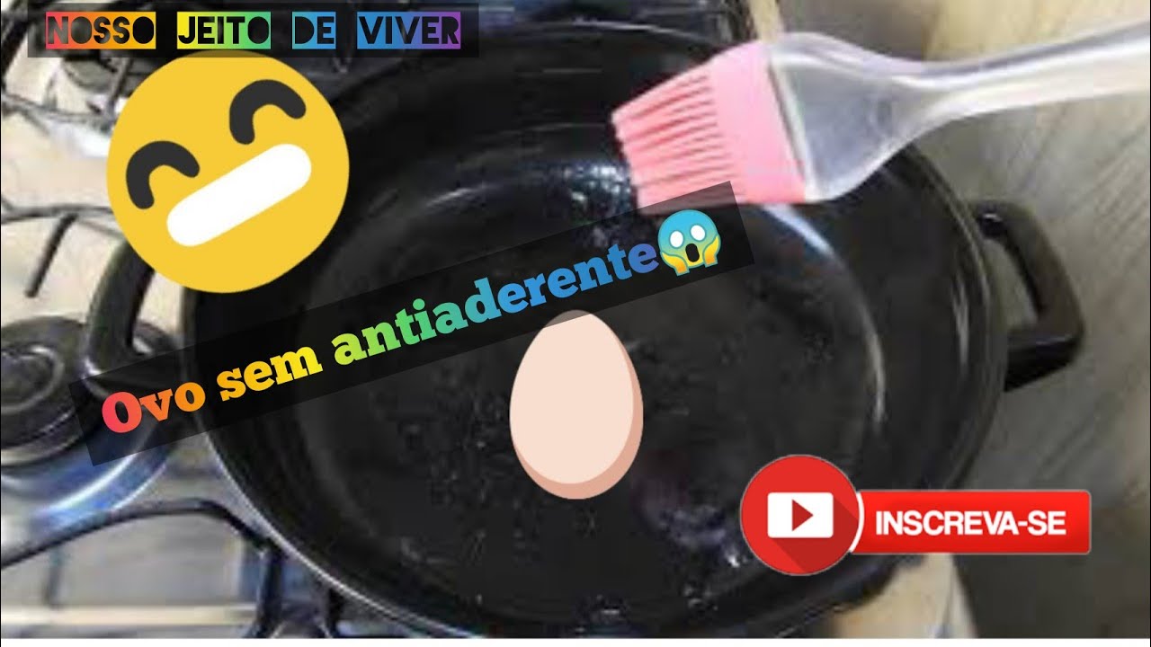 Fritando ovo na panela de Cerâmica Ceraflame.